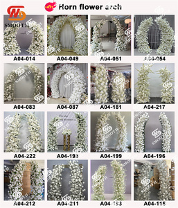 Wholesale High Quality Romantic <b>Red</b> Silk Rose Flower Arch <b>Hot</b> Selling Wedding Backdrop for Party Decorations - Product Image 4