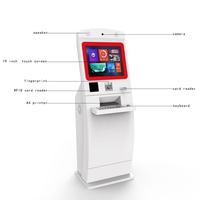 Kiosque de supermarché POS tout-en-un, kiosque de commande automatique, kiosque de paris, machine de paiement automatique pour centre commercial