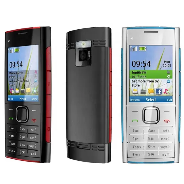 Для Nok X2-00 оригинальные оптовые продажи разблокированный дешевый бар GSM Классический дешевый мобильный телефон