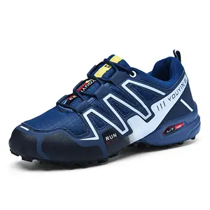 Zapatos deportivos de malla para hombre, zapatillas de deporte masculinas de gran tamaño, de alta calidad, informales para gimnasio y senderismo