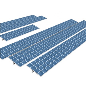 Système de montage au sol en tuyaux de structure galvanisés ERW Zn-Al-Mg résistants au vent et à la neige pour projets d'énergie solaire avec service de découpe - Product Image 1
