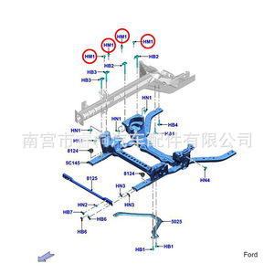 Clip de fixation en nylon Shuangxuan pour pare-chocs Ford 1631564 N804379S, attache automobile en plastique - Product Image 4