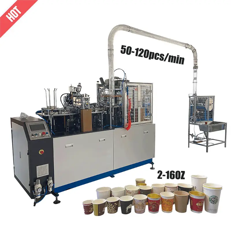 Fabrication de tasses à café en papier en Chine Machine de fabrication de gobelets en papier prix