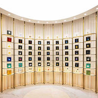 Vitrine de présentation de parfums et cosmétiques durable et moderne pour salon de beauté