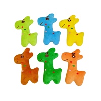 Mini jouets en peluche pour animaux de compagnie, petits jouets sonores, forme de cerf de dessin animé, jouets pour chiens et chats
