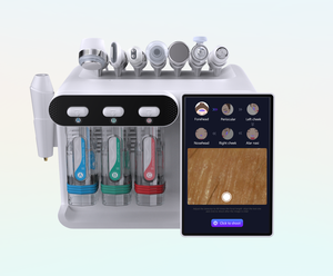Máquina Facial de Dermabrasão Hidrogênio com Jato de Oxigênio H2O2, Dispositivo de Microdermoabrasão para Cuidados com a Pele e Analisador de Pele - Product Image 2