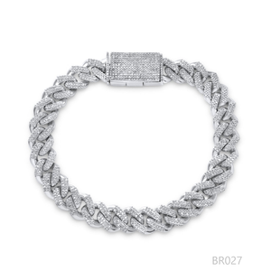 Modern Diamond 14mm Cuban Link <b>Bracelet</b> White Silver Gold Plated Hip Hop Luxury Unisex Fashion 9 Inch Jewelry - Product Image 6