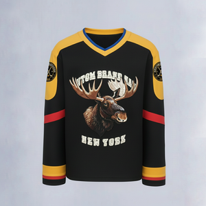 <span class=keywords><strong>Jersey</strong></span> Hoki Es Desainer Vintage dengan Cetak Sublimasi Nama Merek Kustom, Bordir Grafis, dan Warna-warni untuk Pria - Product Image 5