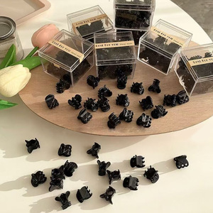 Hair Claws Black 5 Cm Matte Finish Daily Use Hair Accessories - Product Image 4