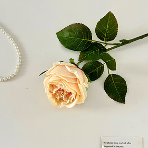 Elegant 45cm Real Touch Silk Rose Handmade <b>Artificial</b> <b>Flower</b> for Home Garden & Party Floral Decoration Made of Cloth - Product Image 4