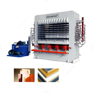 Panneau de meubles en mélamine à cycle court, stratifié MDF HDF <span class=keywords><strong>PB</strong></span>, machine de stratification à chaud - Product Image 2