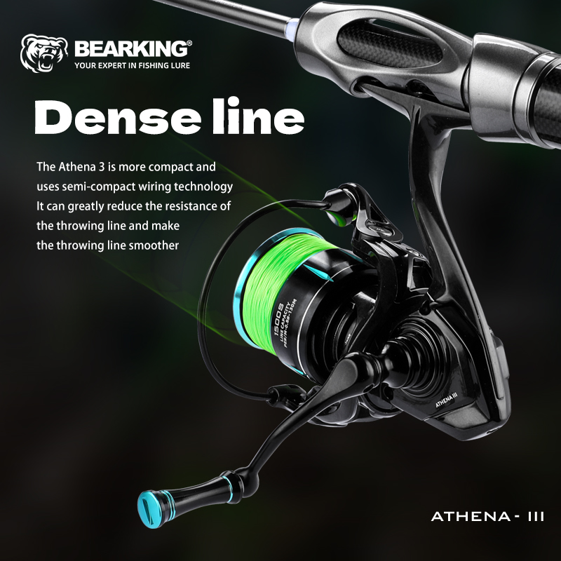 Athena III Ultra Light Carbon Fiber Fishing Reel - 142g, 6BB Stainless  Steel Bearings for Big Game & Ocean Fishing