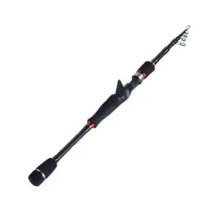 FJORD 1.95m 2.1m 2.4m 2.7m Black Long Casting Fishing Lure Rod Spinning Casting Pole Light Carbon Outdoor Fishing Rod