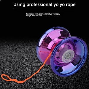 Concours <span class=keywords><strong>de</strong></span> sommeil <span class=keywords><strong>de</strong></span> retour automatique lumineux Convient aux enfants <span class=keywords><strong>de</strong></span> 6 ans et plus Cadeau <span class=keywords><strong>de</strong></span> fête des enfants Jouet Yo Yo professionnel magique - Product Image 5