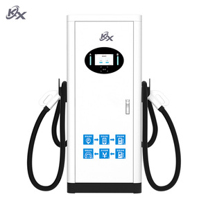 Nuevo Cargador Rápido de CC de Doble Puerto CCS2 de 80-160 kW KX para Estación de Vehículos Eléctricos de Transporte Público, Pantalla Táctil a Color de 7 Pulgadas, Cable de 5 m x2, Montaje en Suelo - Product Image 6