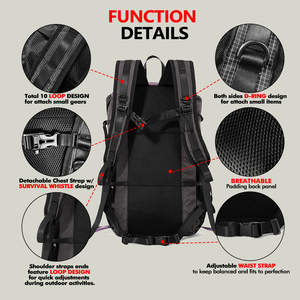 Vendita calda <span class=keywords><strong>borsa</strong></span> da montagna da trekking zaino sportivo da trekking da esterno zaino da arrampicata impermeabile con copertura antipioggia <span class=keywords><strong>borsa</strong></span> per bici - Product Image 4