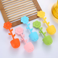 Infuseur en silicone de haute qualité OKSILICONE, filtre diffuseur en forme de fleur pour thé en vrac, pour théière, tasse à thé, mugs, infuseur à thé