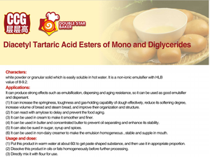 Le fabricant de l'émulsifiant alimentaire DATEM <span class=keywords><strong>E472e</strong></span> fournissent des esters d'acide diacétyle tartrique de mono et de diglycérides - Product Image 6