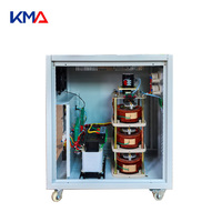 Regulador de Voltaje Automático Trifásico de 50Hz 60Hz CA 380V, Servomotor de 6Kva 10Kva 12Kva