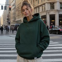 Sweat-shirt à capuche personnalisé avec logo, coton épais 360 GSM, imprimé, vierge, coupe oversize, haute qualité, OEM, faible MOQ, fournisseur en gros