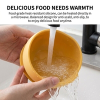 Ensemble d'alimentation pour bébé en silicone de qualité alimentaire sans BPA et non toxique, cuillère, fourchette, bol à ventouse portable au design mignon pour enfants