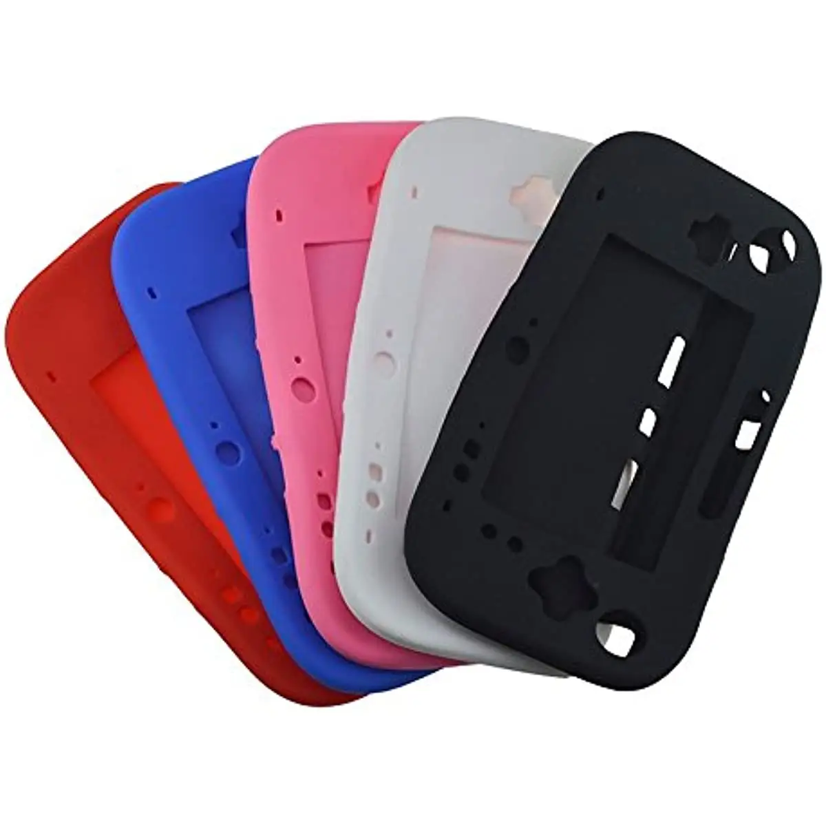 NSLikey Silicone Skin for Wii U Gamepad Soft Silicone Rubber Full Body Protector Cover Skin Shell Soft Case