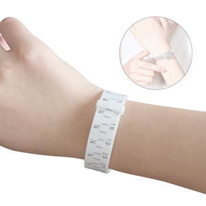 Boasta Mètre ruban de mesure réglable pour bracelet, outil de mesure de taille de bijoux pour bracelets et joncs, 5-10 pouces (15-25,5 cm), logo personnalisé, DIY - Product Image 3