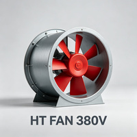 Ventilateur axial résistant aux hautes températures 380V pour four industriel, chaudière, ventilation d'échappement