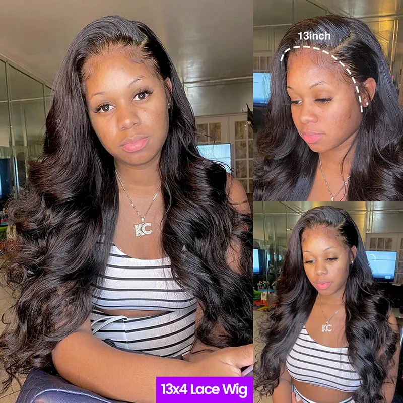 Raw 4*4 Lace Frontal Wig Mink 100% Human Hair Wholesale Vendor Straight Brazilian Virgin Cuticle Aligned Lace Closure