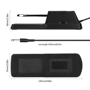 Pedal amortiguador de sostenimiento de <span class=keywords><strong>teclado</strong></span> de Piano Universal para Piano eléctrico, teclados <span class=keywords><strong>MIDI</strong></span> electrónicos, Pedal de pie de órgano para <span class=keywords><strong>teclado</strong></span> <span class=keywords><strong>Yamaha</strong></span> - Product Image 5