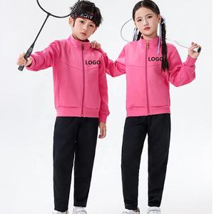 Conjunto de pantalones de chándal de fútbol juvenil negro Logo personalizado Hombres Niños Otoño Invierno Sudaderas con cremallera Hombres Invierno Tenis Golf Abrigo deportivo - Product Image 6