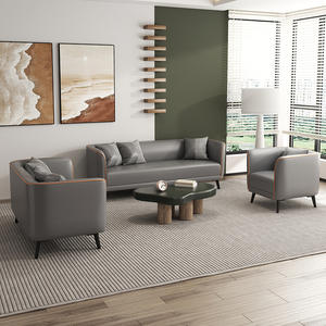 Juego de Sofás Cuadrados de Estilo Nórdico para Sala de Estar, 2 y 3 Plazas, Tapizados con Relleno de Espuma, Diseño Moderno, para Apartamentos Pequeños o Casas de Alquiler - Product Image 1