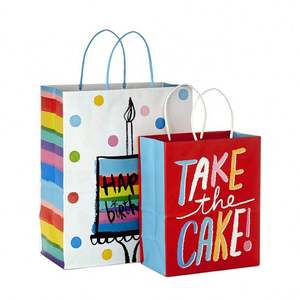 Cartoon Birthday Party Supplies Kids Birthday Party Favors Happy Birthday Paper <b>Bags</b> - Product Image 1