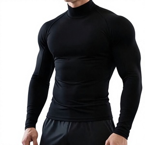 Men's <b>White</b> <b>Short</b> <b>Sleeve</b> O-Neck Compression <b>Shirt</b> Regular Fit Quick Dry Sporty Knitted Polyester Canvas Eco-Friendly Casual Top - Product Image 4
