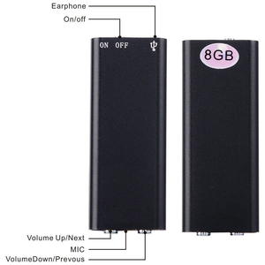 MP3 Chức Năng 96 Giờ Ghi Âm Công Suất 32GB 16GB 8GB Kỹ Thuật Số Mini <span class=keywords><strong>Hidden</strong></span> Ghi Âm Giọng Nói - Product Image 4