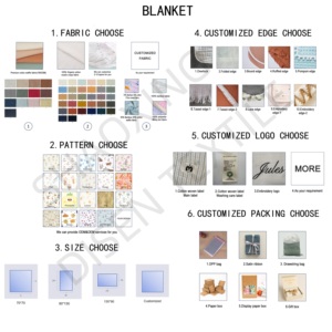 Manta de Bebé de Algodón Orgánico 100% Textil para Bebé al por Mayor, Manta de Bebé de Gofre Colorida para Recién Nacido, Envoltura para Bebé de 100*120 CM/39.5*47.5 Pulgadas - Product Image 6