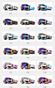 Lunettes de moto ATV Dirt Bike <span class=keywords><strong>Off</strong></span> <span class=keywords><strong>Road</strong></span> MX <span class=keywords><strong>UV400</strong></span> Lunettes de motocross avec mousse épaisse souple anti-rayures et anti-poussière - Product Image 5