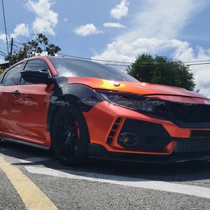 Kits de Carrocería de Carbono, Rejillas de Ventilación de Aire, Guardabarros Laterales para Honda Civic 10ª Gen. FK7 FK8 Type R Si 2017-2020 - Product Image 4