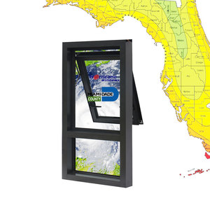 Noa bão khu vực Caribbean tác động cửa sổ đôi kính cửa sổ kính nhiều lớp mái hiên cửa sổ cho ngôi nhà - Product Image 2