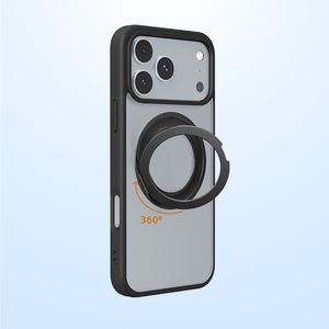 Funda Magnética Giratoria de 360 Grados para Teléfono con Soporte de Aluminio, Parachoques de TPU Flexible y Soporte de Aluminio para iPhone - Product Image 2