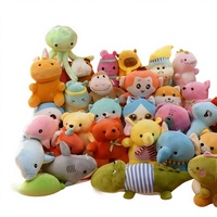 Poupées en peluche douce en coton PP pour machines à griffes, jouets en peluche de 8 pouces pour mariages et stands, poupées jetables de 7 pouces - Vente en gros disponible