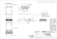 Connecteur USB Type C mâle 24 broches USB 3.1 Gen2 double rangée SMT pour la charge et le transfert de données des appareils mobiles
