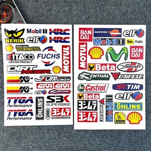 Pegatinas Impermeables <span class=keywords><strong>de</strong></span> Graffiti para Moto <span class=keywords><strong>de</strong></span> Niños, Calcomanías Clásicas Geniales para Casco, Tiras Laterales Reutilizables <span class=keywords><strong>de</strong></span> PVC para Tanque, Decoración Divertida para Coche y Juguete, Digital - Product Image 2