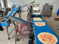 Machine automatique de fabrication de bases de pizza au fromage, petite ligne de production de pizzas surgelées pour la fabrication de pizzas