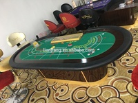 Modernes Design Pokertisch Casino Roulette-Tisch Baccarat Blackjack Casino-Tisch