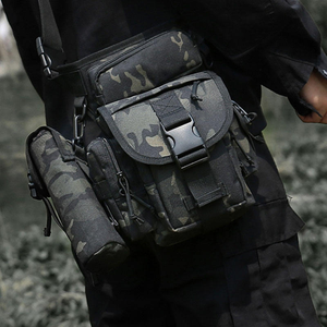 Bolsa Táctica de Camuflaje para la Cintura, Bolsa de Viaje Deportiva para Exteriores, Bandolera Cruzada, Bolsa de Pierna de Poliéster - Product Image 6