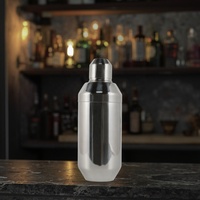 Shaker à Cocktails en Acier Inoxydable Pondéré, Outils de Chauve-Souris pour Cocktails