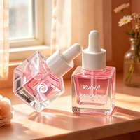 Flacon en verre carré vide de 5 ml, 15 ml, 30 ml pour huile essentielle, sérum, avec compte-gouttes et bouchon pipette pour huile capillaire