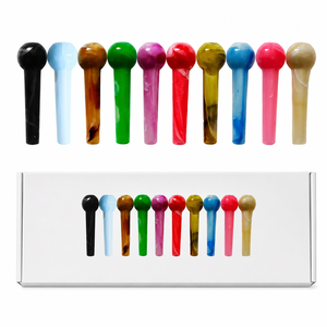 Embout de chicha coloré en résine, réutilisable, pour bar, KTV, fête, accessoire de pipe à eau, personnalisable OEM - Product Image 3