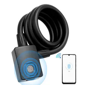 Nhiệm vụ nặng nề xe đạp leo núi xe máy xe tay ga Bluetooth xe đạp vân tay cáp khóa